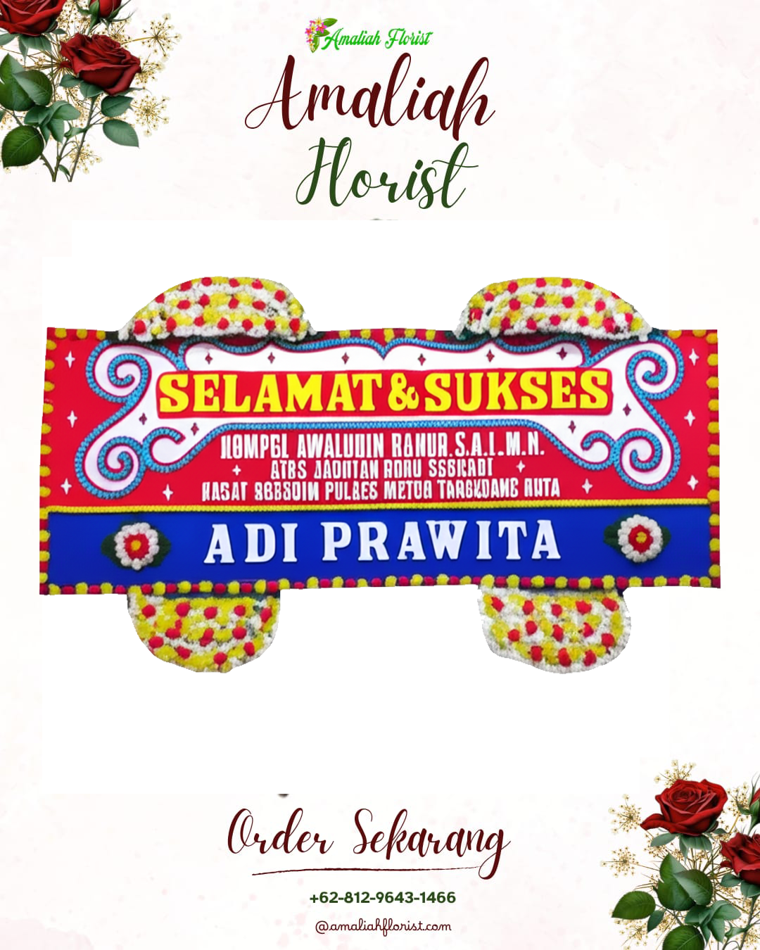 Papan Bunga Ucapan Selamat Bangkalan