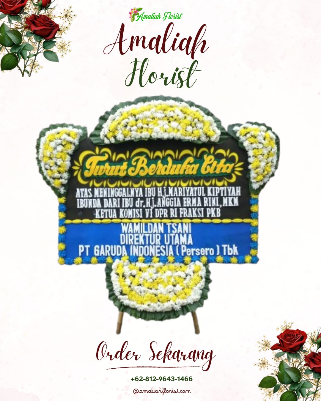 Papan Bunga Duka Bangkalan